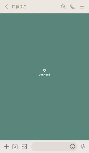 [LINE着せ替え] ～お洒落な手描きアイコン♥グリーン18_1～の画像3