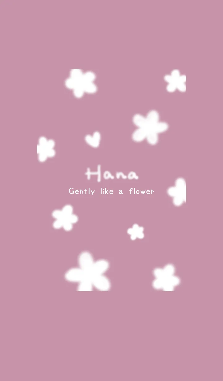 [LINE着せ替え] ～Hana2♥ピンク41_1～の画像1