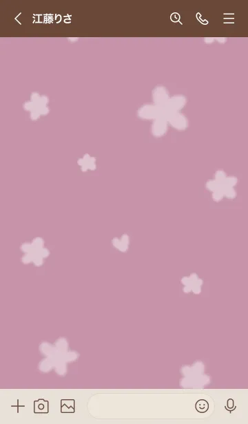 [LINE着せ替え] ～Hana2♥ピンク41_1～の画像3