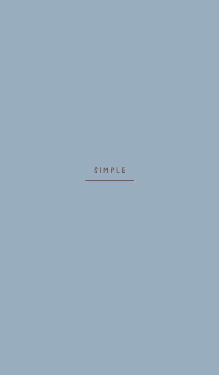 [LINE着せ替え] SIMPLE TEXT 001 #blue beigeの画像1