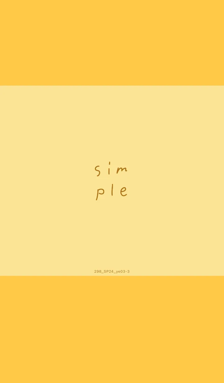 [LINE着せ替え] 298.24_イエロー3-3の画像1