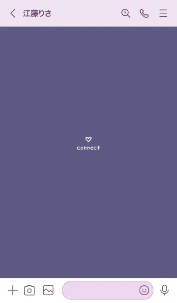 [LINE着せ替え] ～お洒落な手描きアイコン♥パープル20_1～の画像3