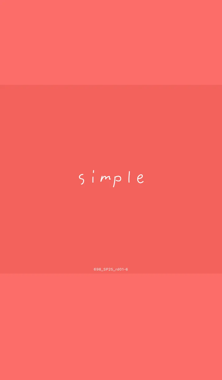 [LINE着せ替え] 698.25_レッド1-6の画像1