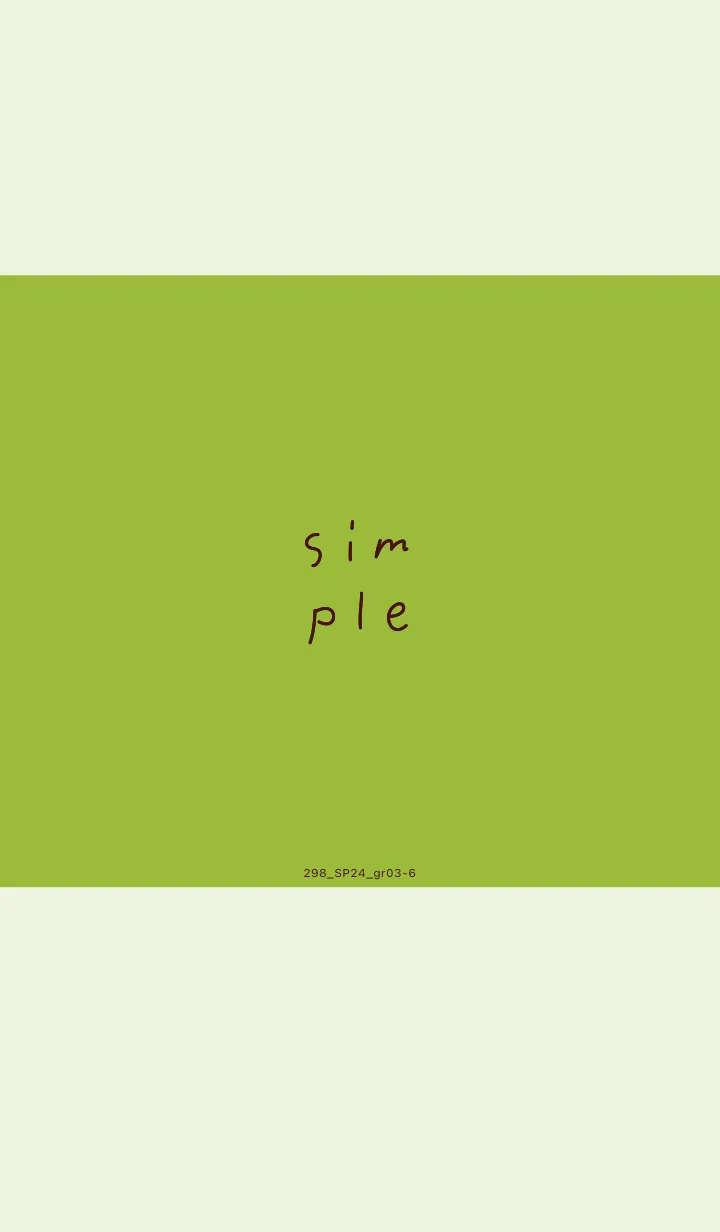 [LINE着せ替え] 298.24_グリーン3-6の画像1