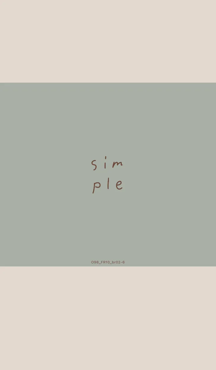 [LINE着せ替え] O98.10_スモーキーMアッシュ ブラウン2-6の画像1