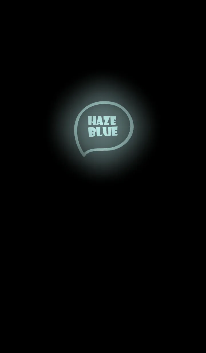 [LINE着せ替え] Haze Blue Neon Theme (JP)の画像1