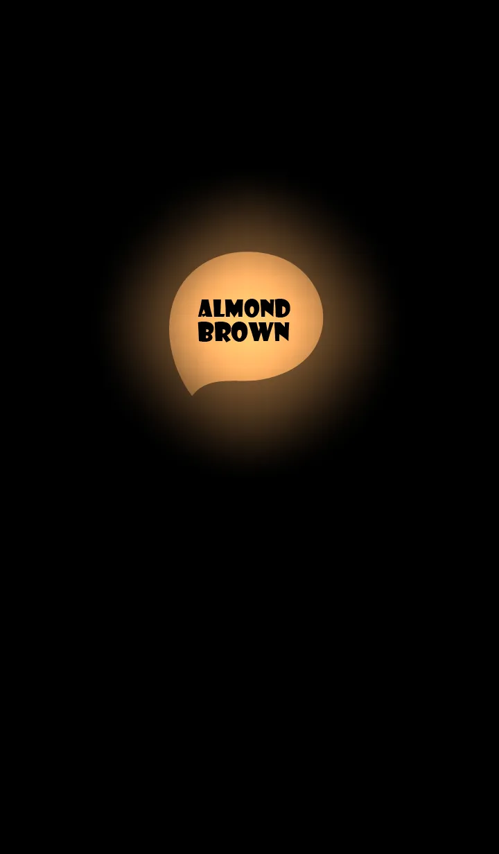 [LINE着せ替え] Almond Brown In Black  (JP)の画像1