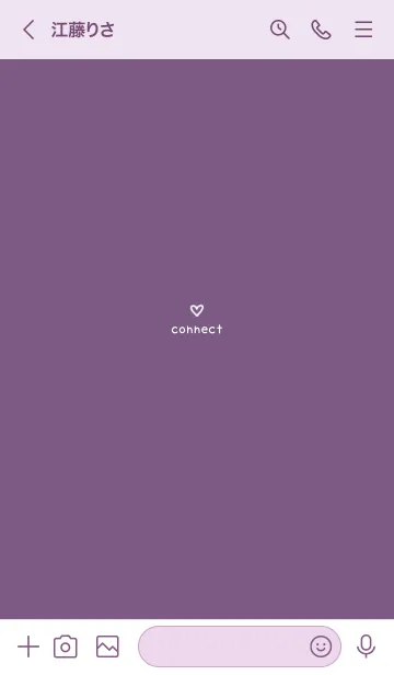 [LINE着せ替え] ～お洒落な手描きアイコン♥パープル21_1～の画像3