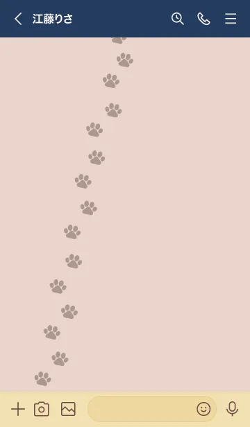 [LINE着せ替え] o99.12_ベージュ ベージュ5-3の画像3