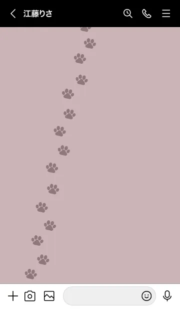 [LINE着せ替え] b99.11_ピンク2 黒/白5-3の画像3