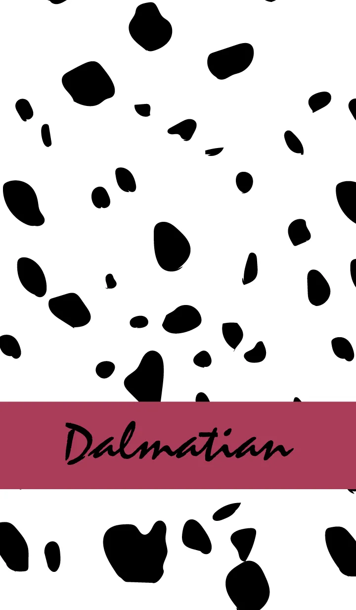 [LINE着せ替え] Dalmatian -Pinkbrown-の画像1