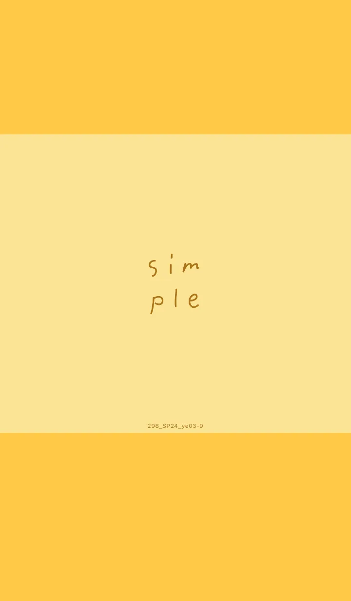 [LINE着せ替え] 298.24_イエロー3-9の画像1