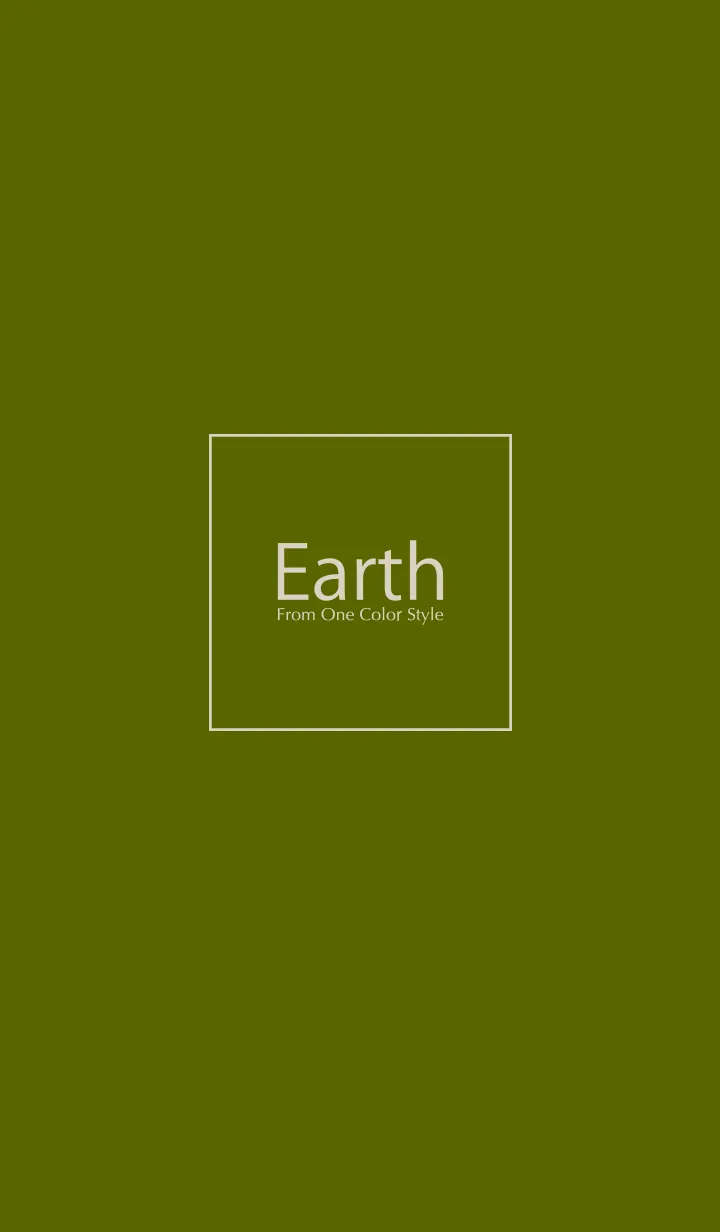 [LINE着せ替え] Earth／アースオータムグリーンの画像1