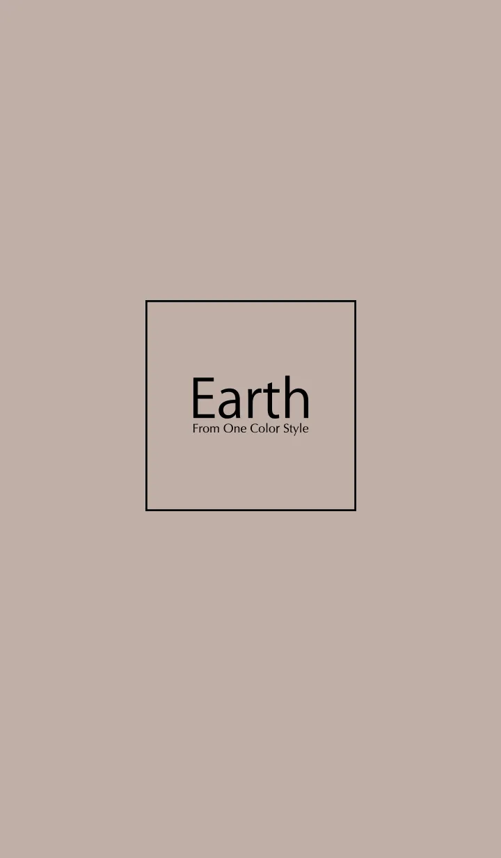 [LINE着せ替え] Earth／アースベージュブラックの画像1