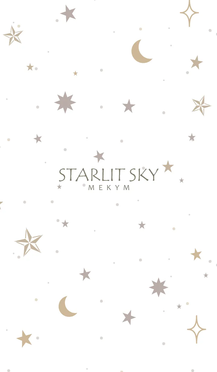 [LINE着せ替え] SIMPLE STARLIT SKY-MEKYM 42の画像1