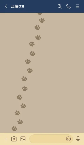 [LINE着せ替え] o99.12_ベージュ4 ベージュ5-6の画像3