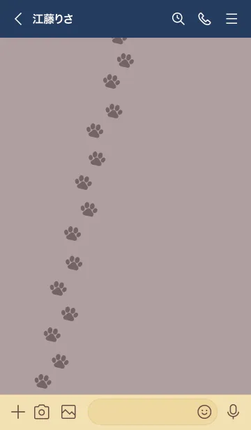 [LINE着せ替え] o99.12_ショコラ ベージュ5-6の画像3