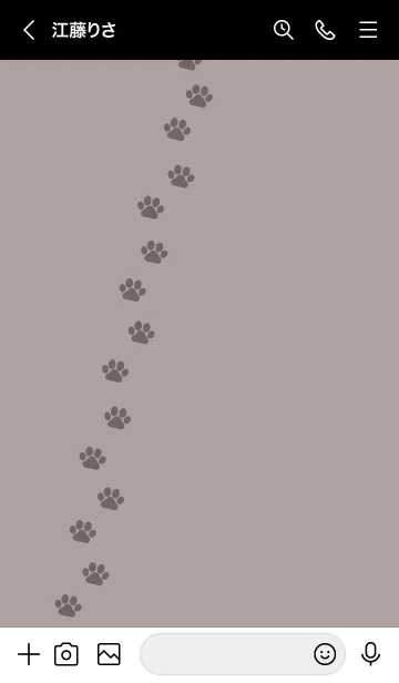 [LINE着せ替え] b99.11_ショコラ 黒/白5-6の画像3