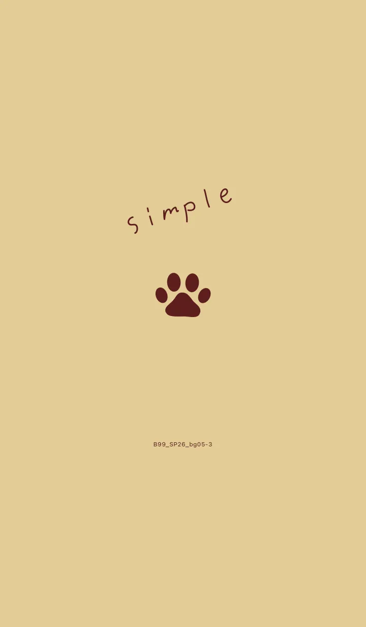 [LINE着せ替え] B99.26_ベージュ5-3の画像1