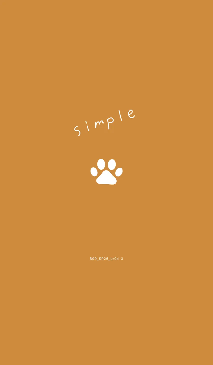 [LINE着せ替え] B99.26_ブラウン4-3の画像1