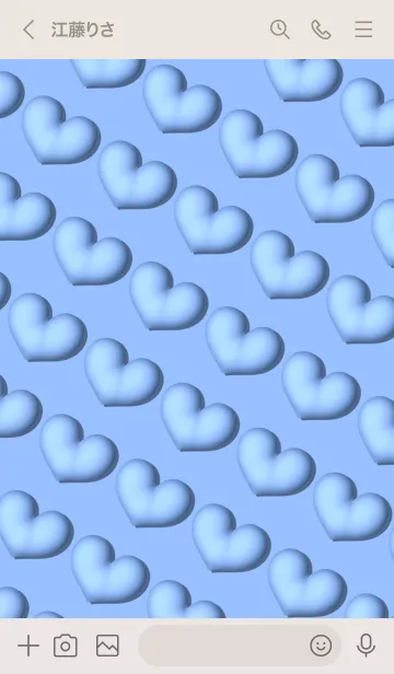 [LINE着せ替え] Cute Cute Little Heart JP 5の画像3