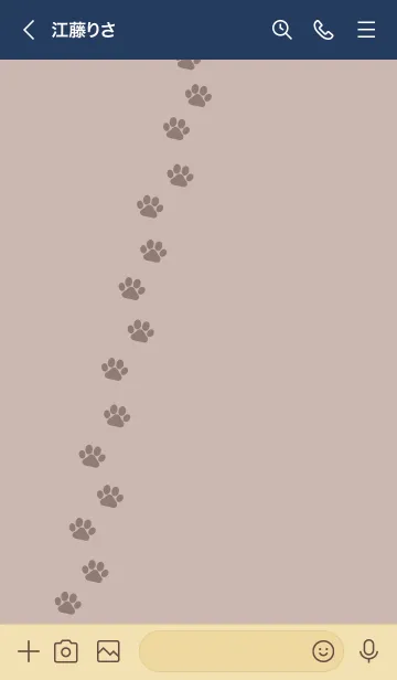 [LINE着せ替え] o99.12_ベージュ2 ベージュ5-9の画像3