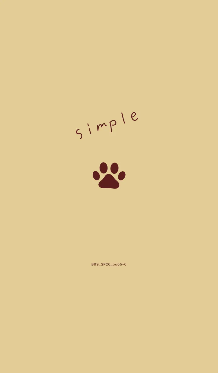 [LINE着せ替え] B99.26_ベージュ5-6の画像1