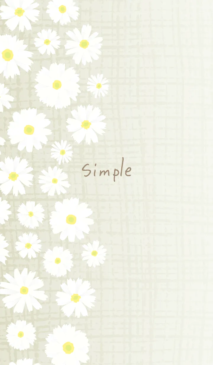 [LINE着せ替え] デイジー たくさん左13の画像1