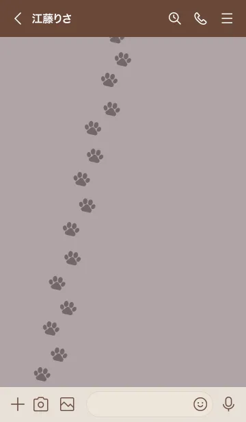 [LINE着せ替え] O99.10_ショコラ ブラウン2-9の画像3