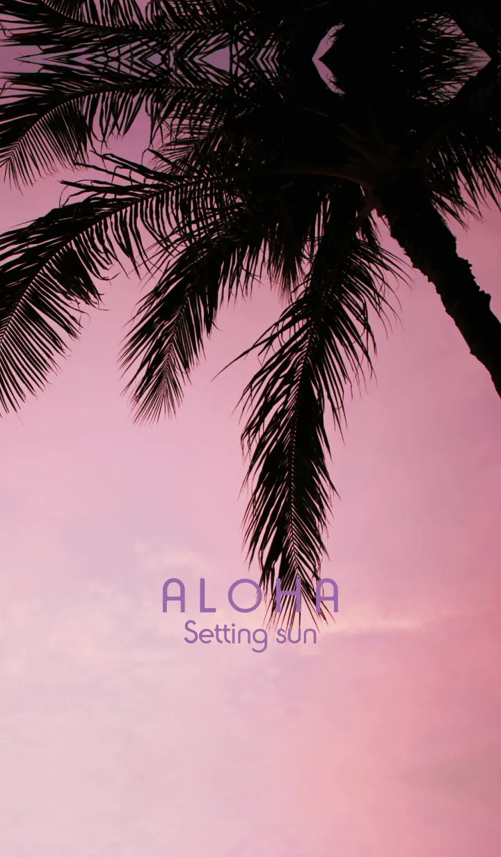 [LINE着せ替え] ALOHA Setting sun..7の画像1