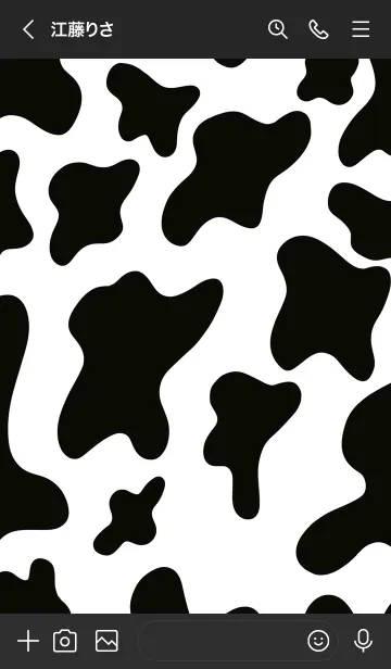 [LINE着せ替え] Moo Moo - Cow JPの画像3