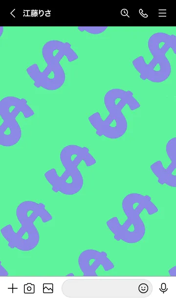 [LINE着せ替え] マネー ラビット 062の画像3