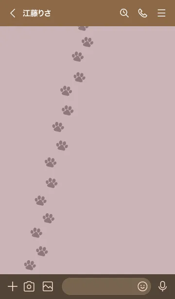 [LINE着せ替え] c01.11_ピンク2 ブラウン3-3の画像3