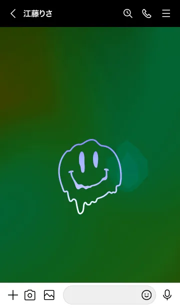 [LINE着せ替え] サイケデリック スマイル 45の画像3