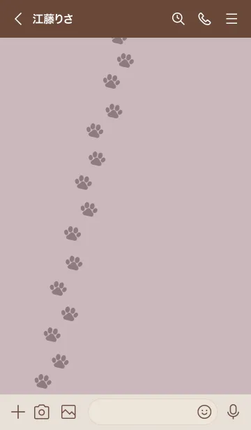 [LINE着せ替え] P01.10_ピンク2 ブラウン2-3の画像3