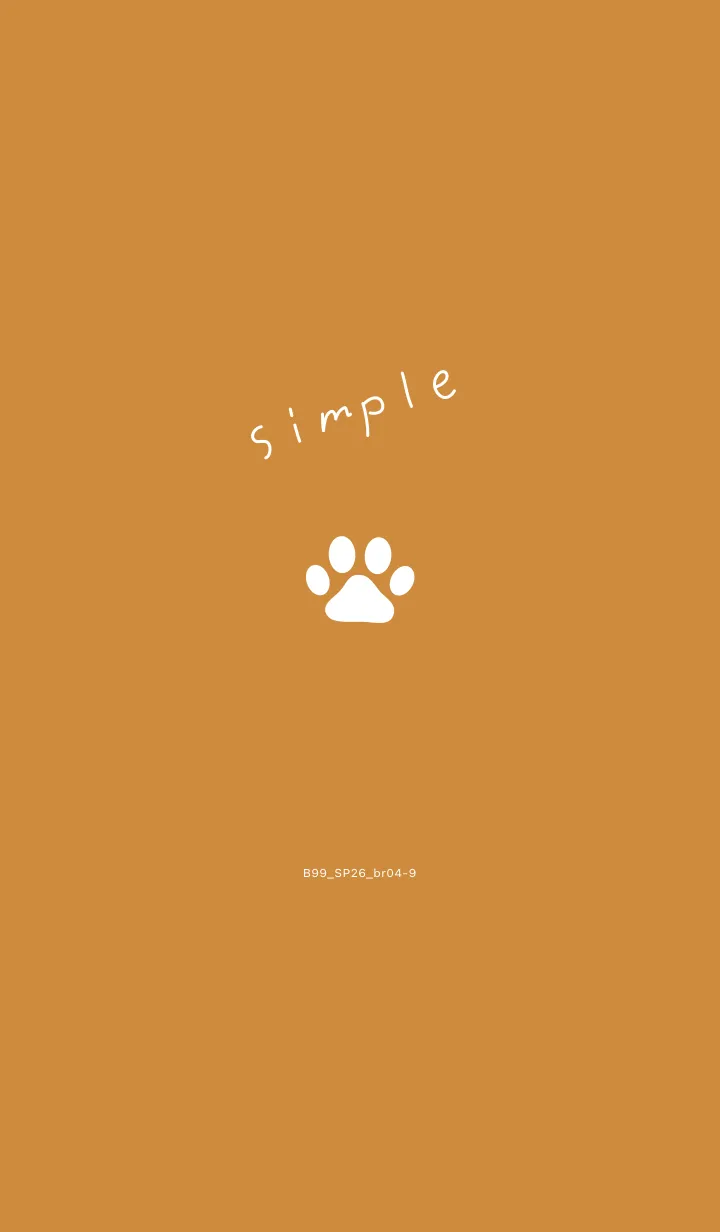 [LINE着せ替え] B99.26_ブラウン4-9の画像1