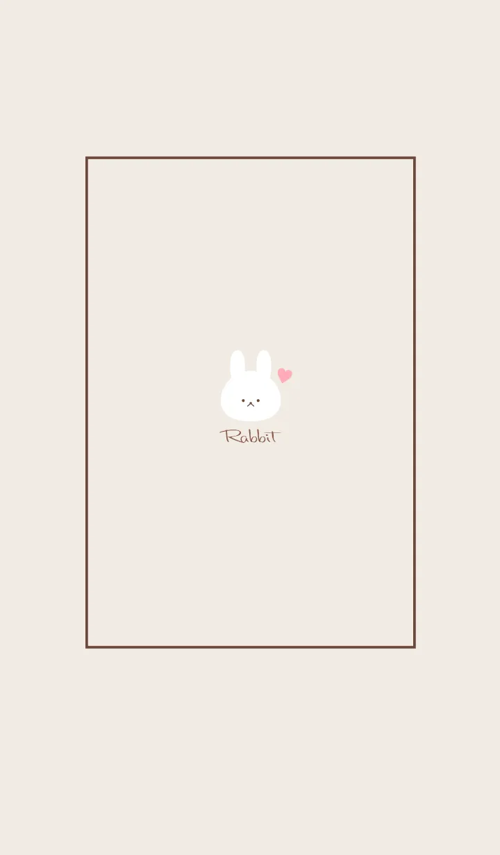 [LINE着せ替え] Rabbit-Dusky Beige 15の画像1