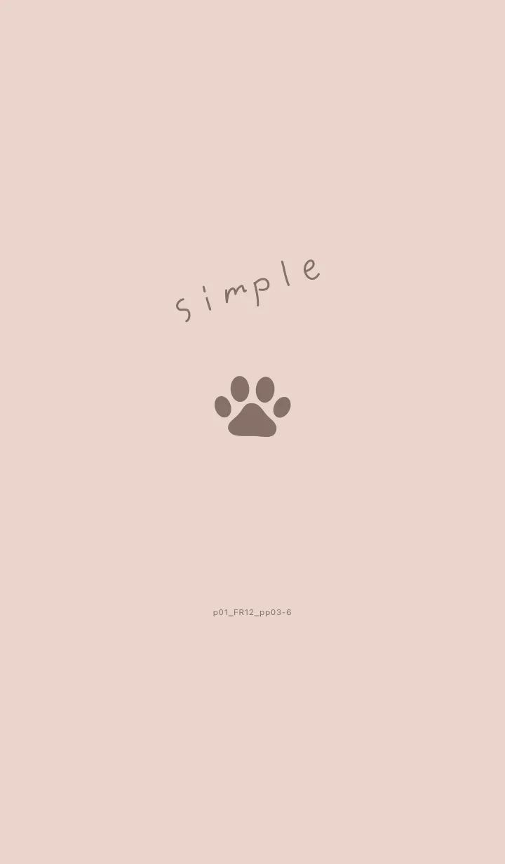 [LINE着せ替え] p01.12_ベージュ パープル3-6の画像1