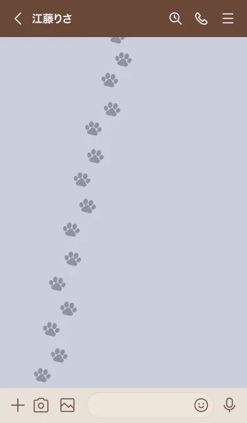 [LINE着せ替え] P01.10_ホワイトアッシュ ブラウン2-6の画像3