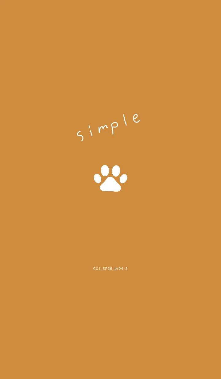 [LINE着せ替え] C01.26_ブラウン4-3の画像1