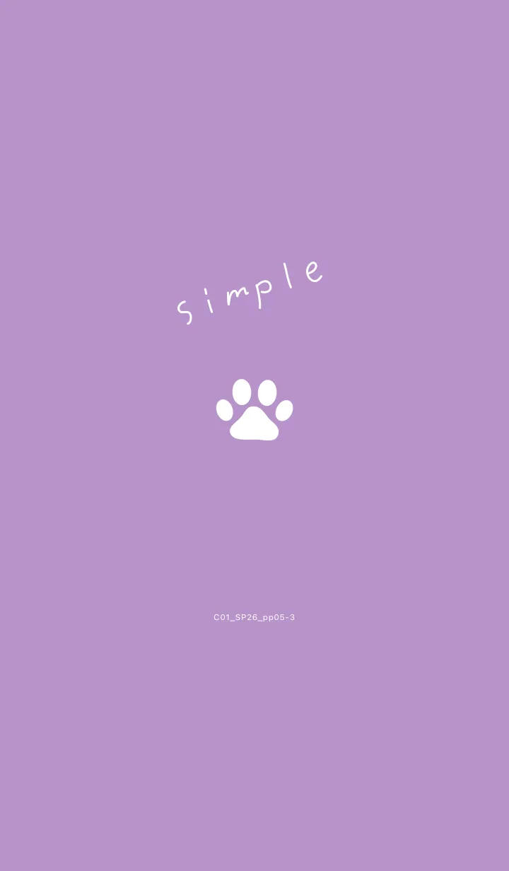 [LINE着せ替え] C01.26_パープル5-3の画像1