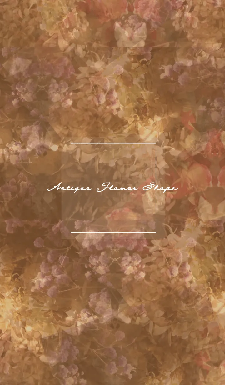 [LINE着せ替え] Antique Flower Shops -citrine-の画像1
