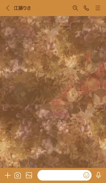 [LINE着せ替え] Antique Flower Shops -citrine-の画像3