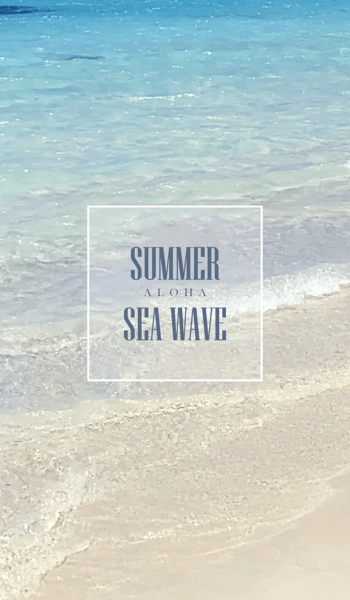 [LINE着せ替え] SUMMER BLUE SEA WAVE-HAWAII 20の画像1