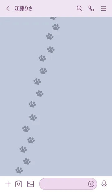 [LINE着せ替え] p01.12_ホワイトアッシュ パープル3-9の画像3