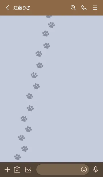 [LINE着せ替え] c01.11_ホワイトアッシュ ブラウン3-9の画像3