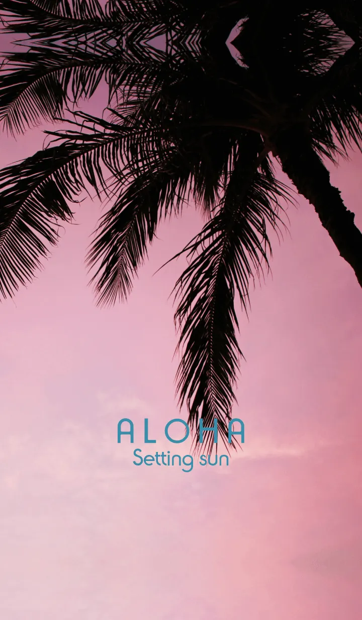 [LINE着せ替え] ALOHA Setting sun..9の画像1