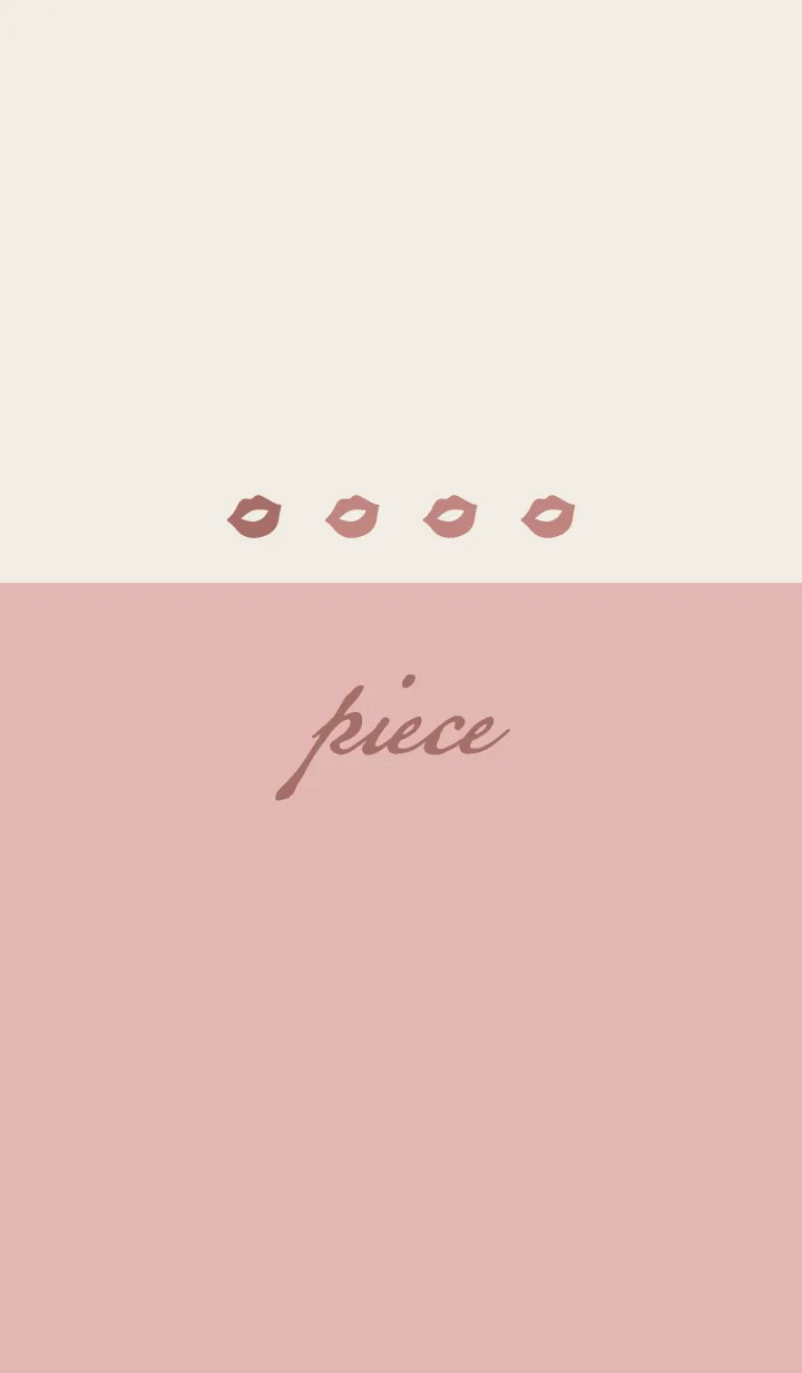 [LINE着せ替え] コーラルピンク <唇>の画像1