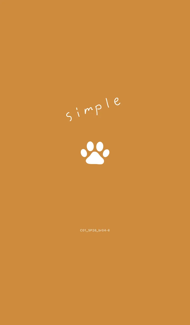 [LINE着せ替え] C01.26_ブラウン4-6の画像1