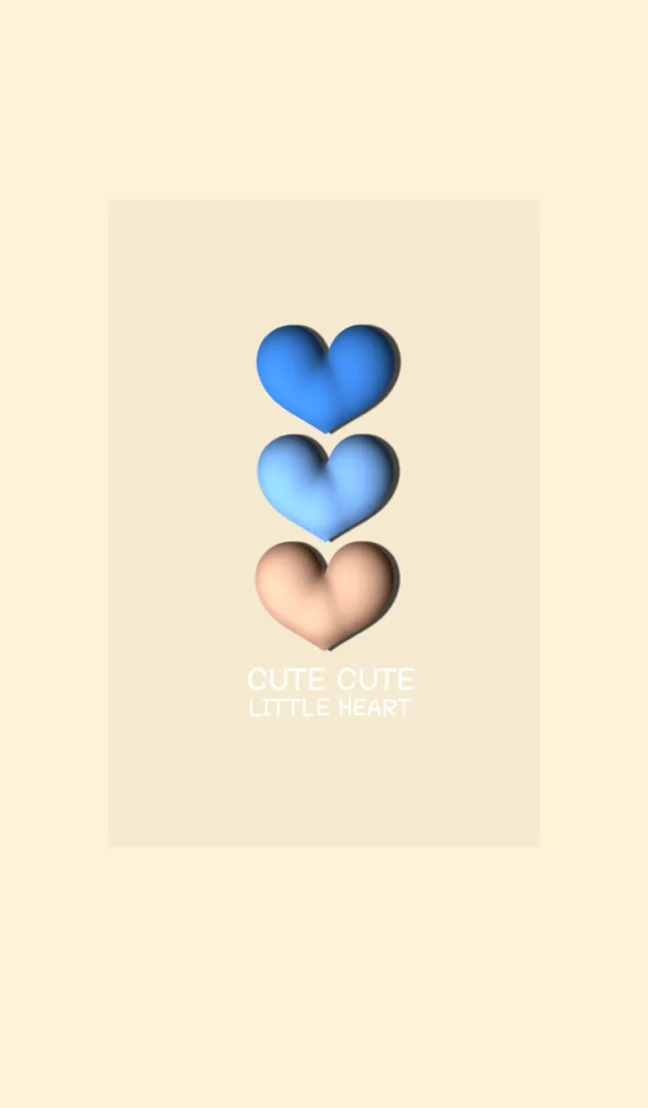 [LINE着せ替え] Cute Cute Little Heart JP 3の画像1